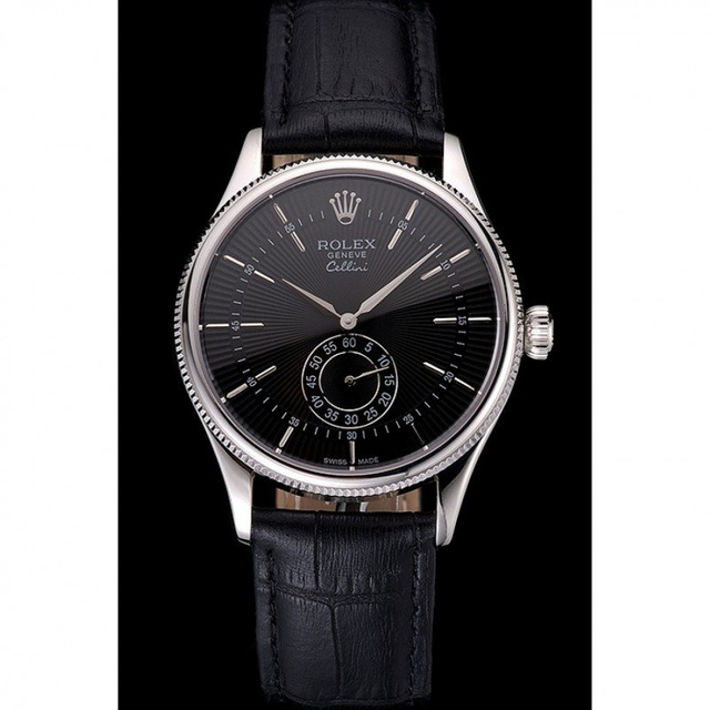 Superclone Rolex Cellini 38mm Black Dial REP016790 $999.00