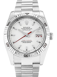 Rolex Datejust Turn-O-Graph 36mm White Dial 116264 $399.00