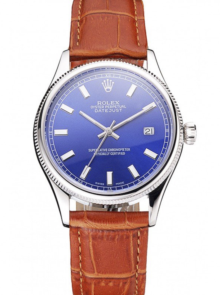 Superclone Rolex Datejust 38mm Blue Dial REP016817 $999.00