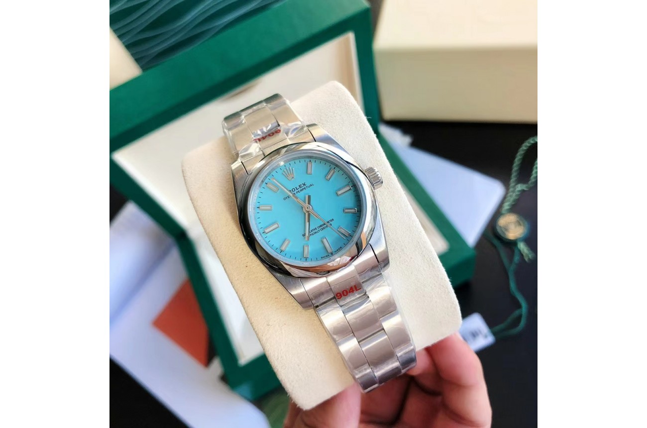 Rolex Oyster Perpetual 31/41mm SS/SS Tiffany Blue/Stk $599.00