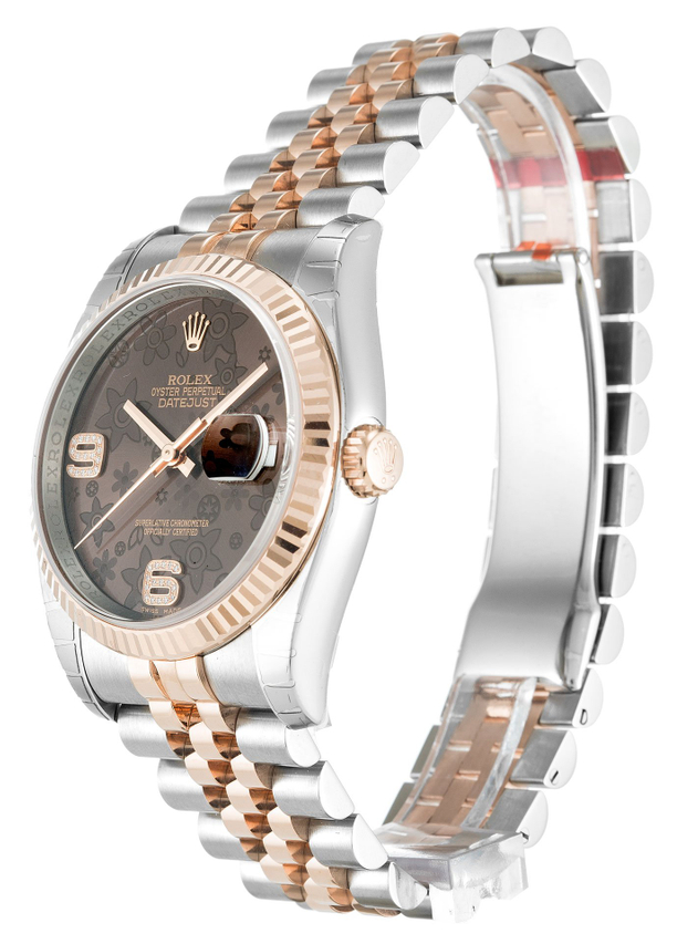 Rolex Datejust 36mm Chocolate Floral Dial 116231 $399.00