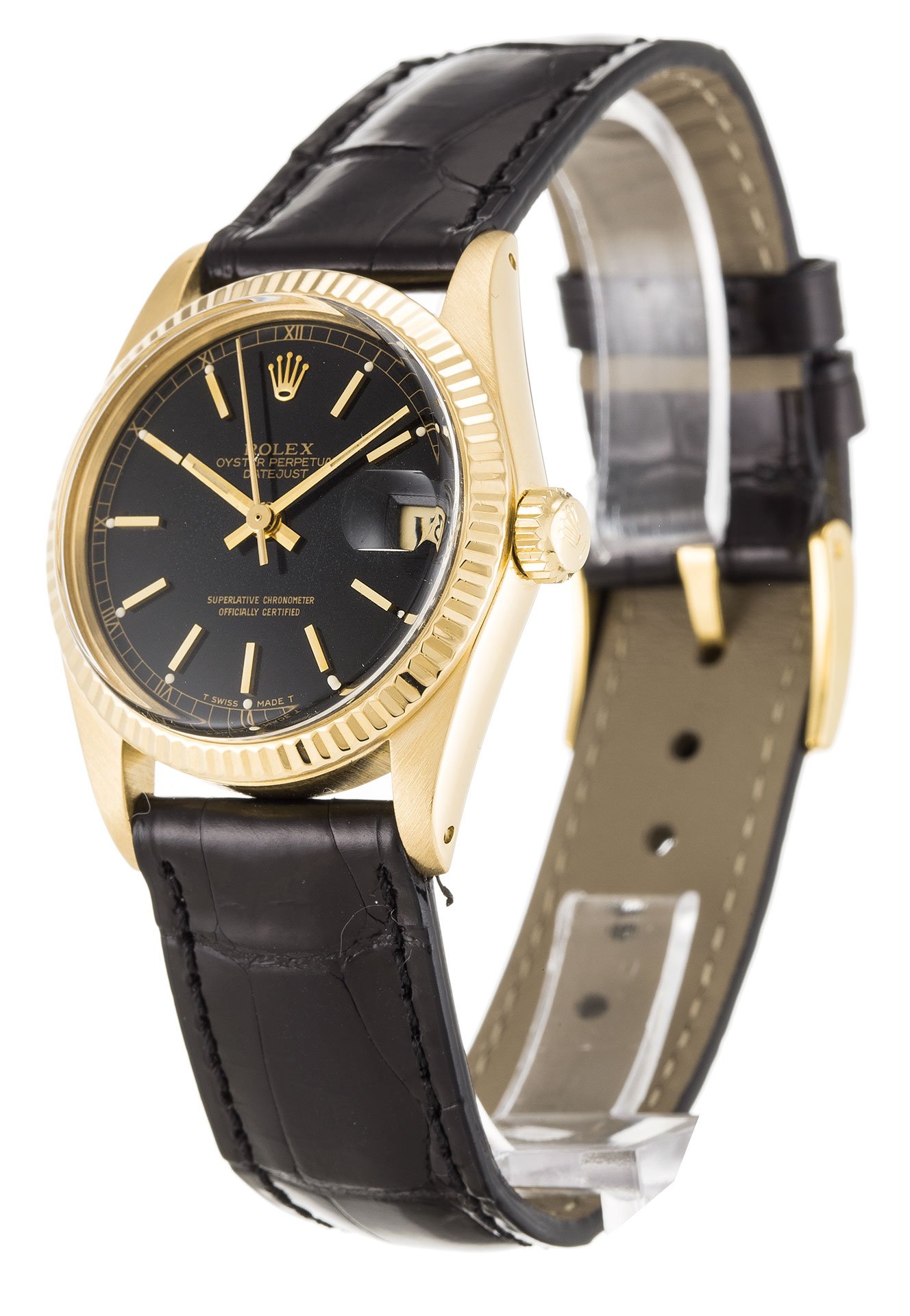 Rolex Datejust Mid-Size 31mm Black Dial 6827 $399.00