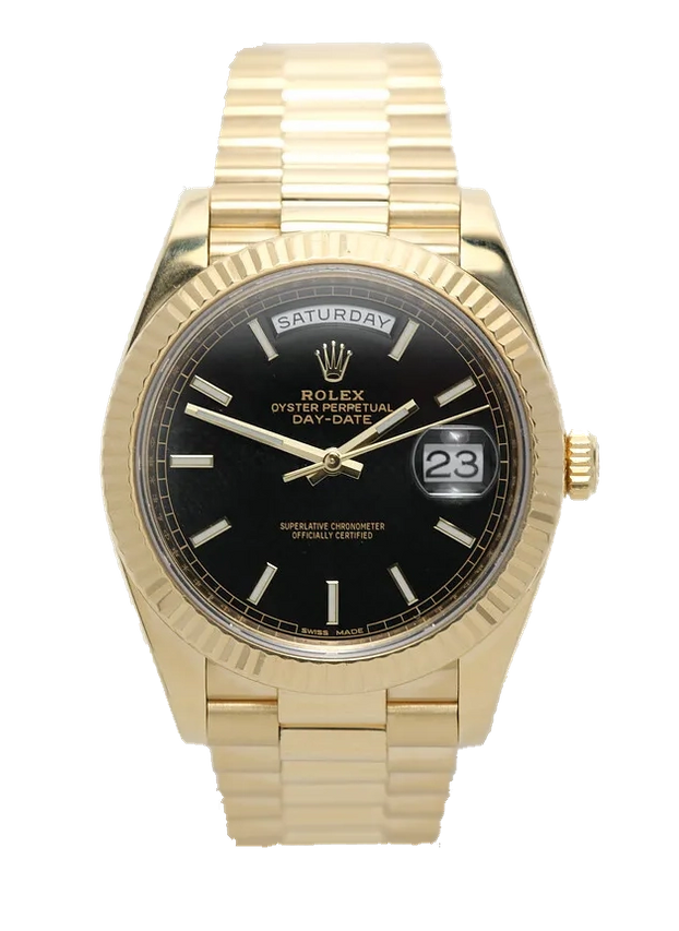 Superclone Rolex Day-Date 40 mm Black Dial 228238 $1,099.00