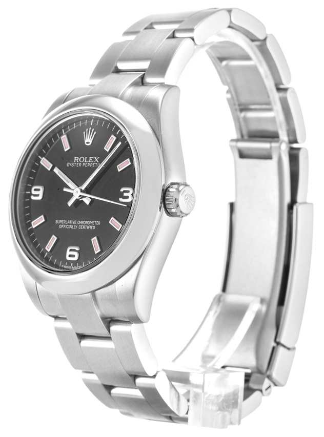 Rolex Oyster Perpetual Lady 31mm Black Dial 177200 $399.00