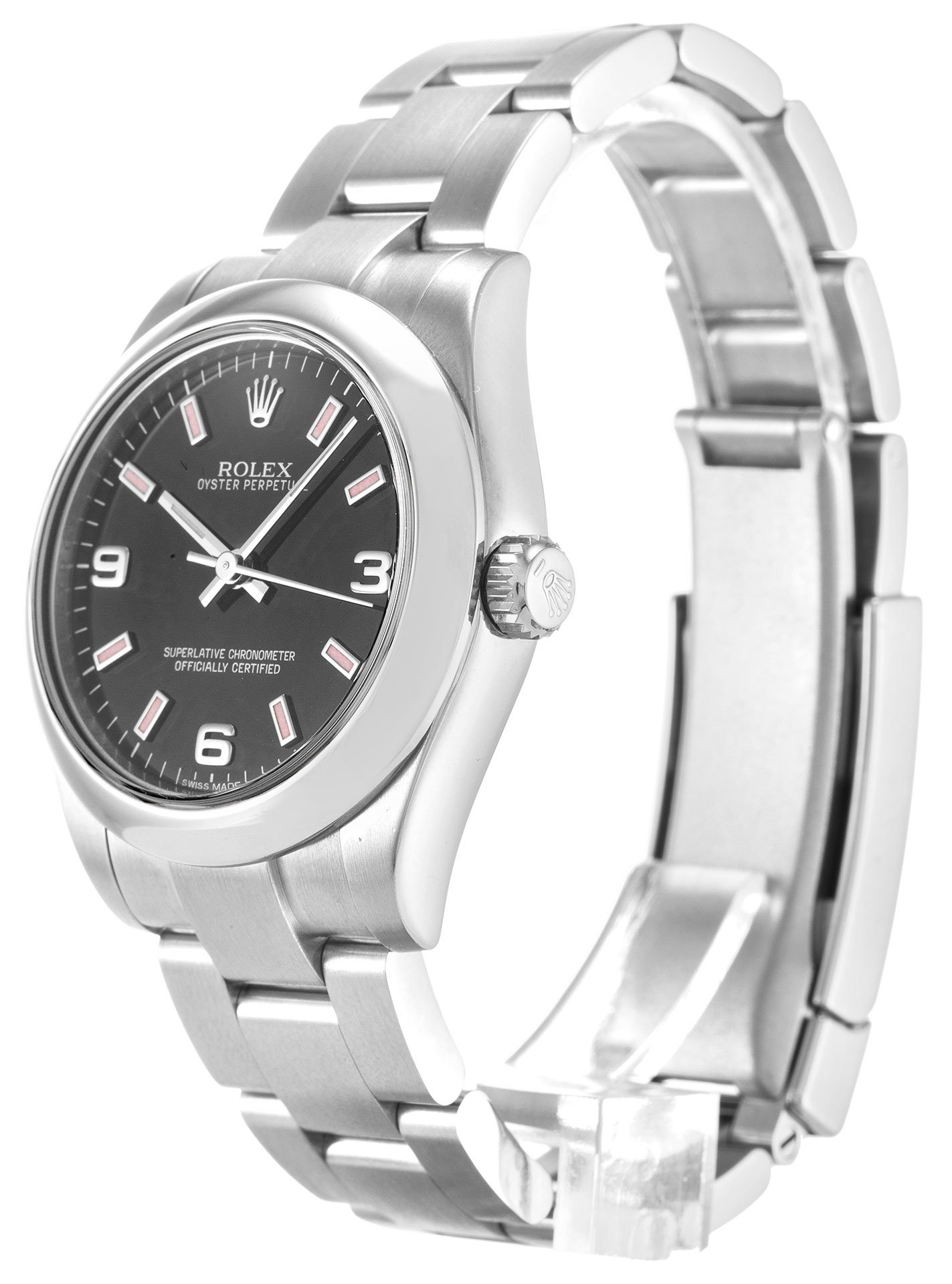 Rolex Oyster Perpetual Lady 31mm Black Dial 177200 $399.00