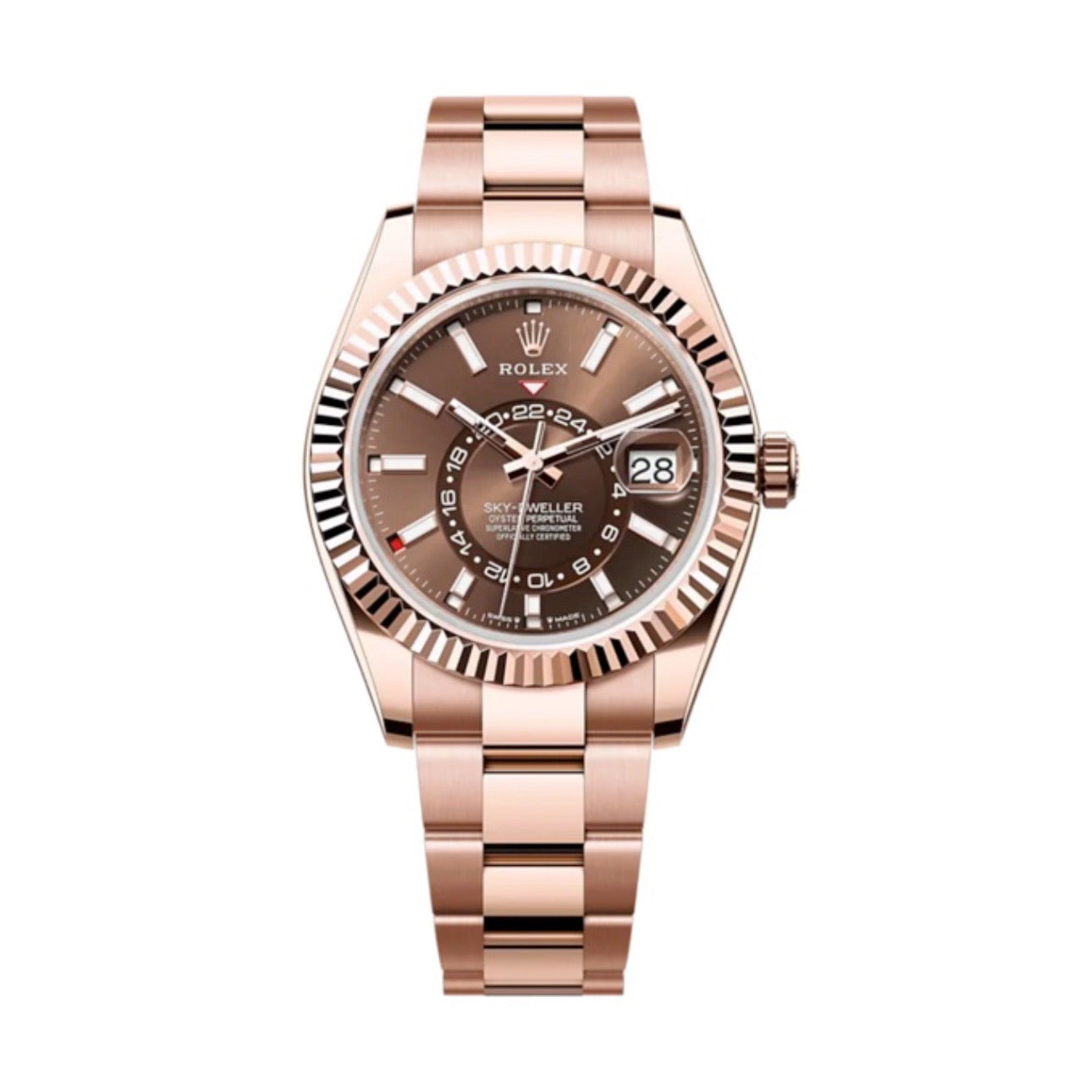 Superclone Rolex Sky-Dweller 42 mm Chocolate Dial 336935 $1,099.00