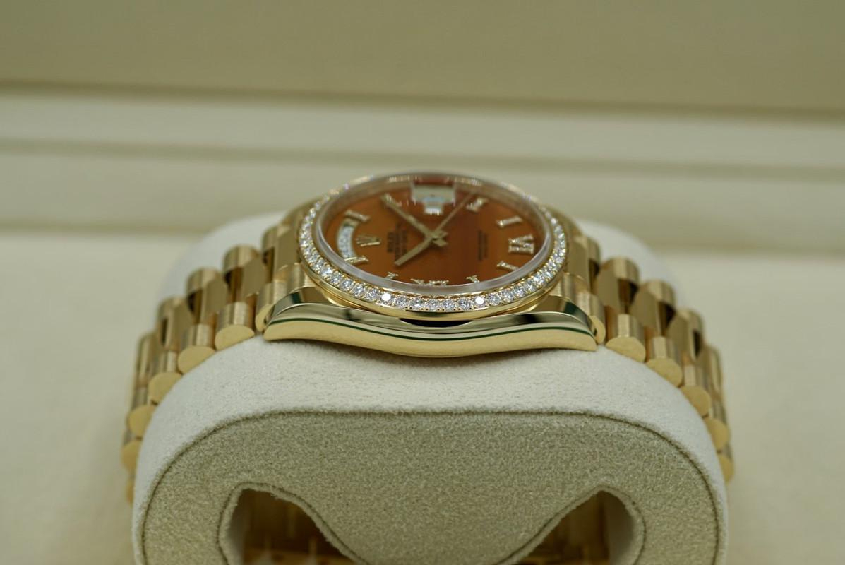 Superclone Rolex Day-Date 36 mm Carnelian Dial 128348RBR $1,099.00