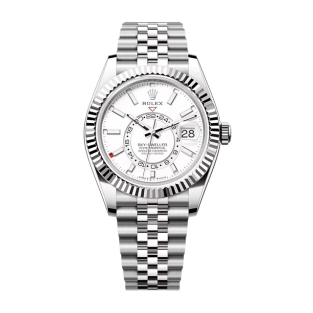 Superclone Rolex Sky-Dweller 42 mm Intense white Dial 336934 Jubilee $899.00