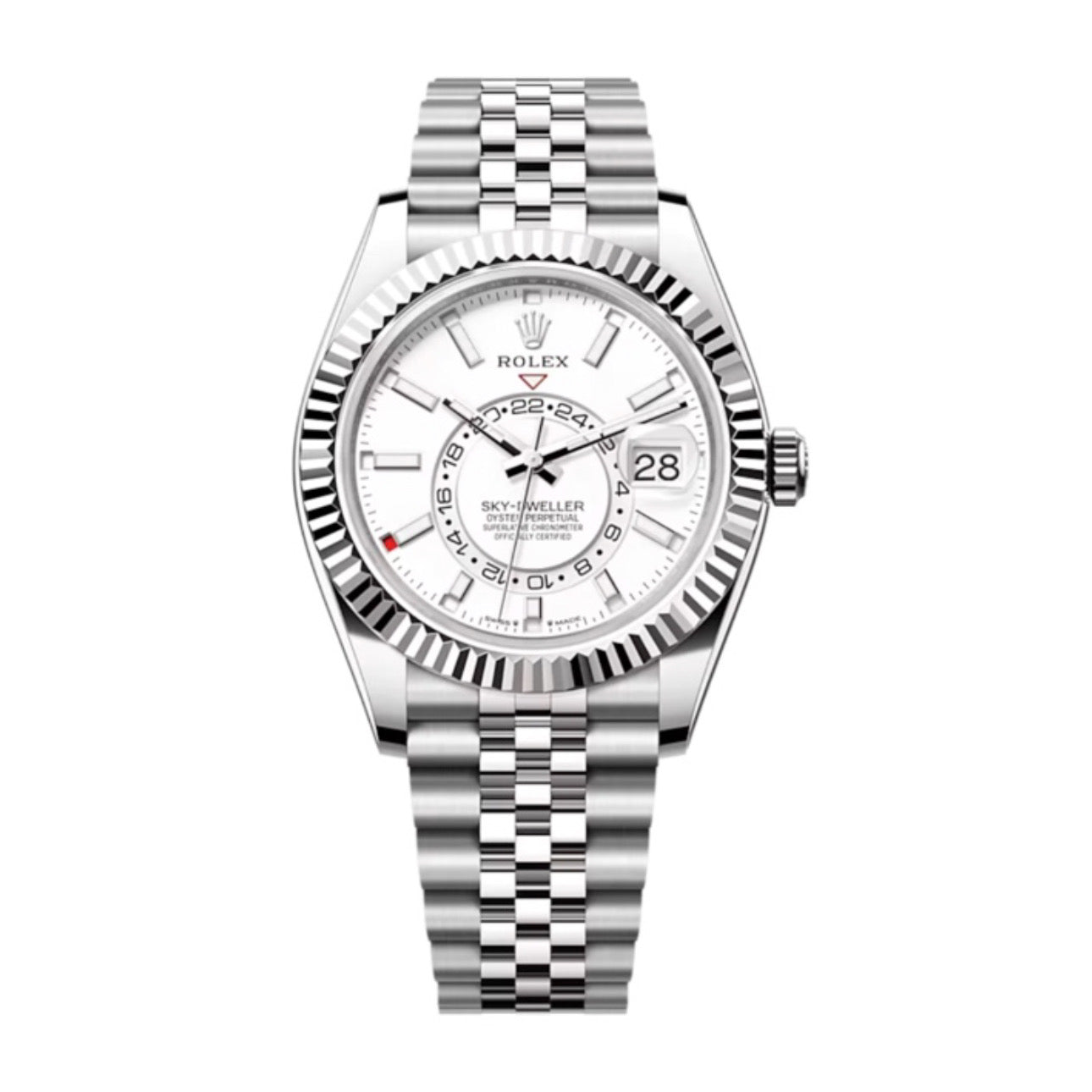 Superclone Rolex Sky-Dweller 42 mm Intense white Dial 336934 Jubilee $899.00