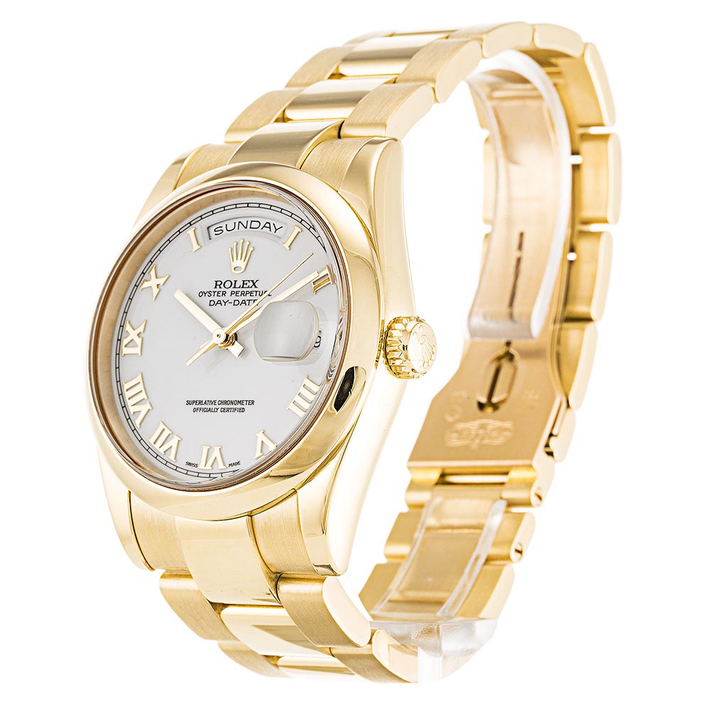Rolex Day-Date 36mm White Dial 118208 $399.00