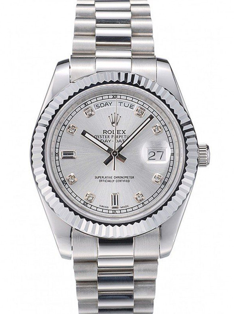 Superclone Rolex Day-Date 41mm Silver Dial 41995 $999.00