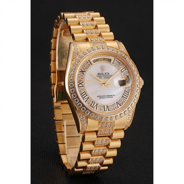 Superclone Rolex Day-Date 37mm White Dial 1453958 $999.00