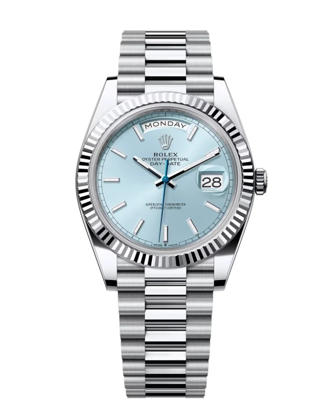 Superclone Rolex Day-Date 40 mm Ice blue Dial 228236 $1,099.00