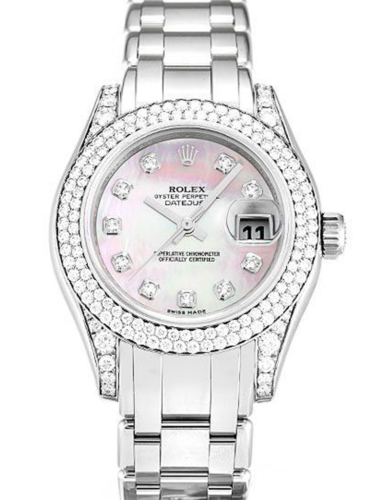 Rolex Pearlmaster 36mm Mother of Pearl – Pink Dial 80359 $369.00