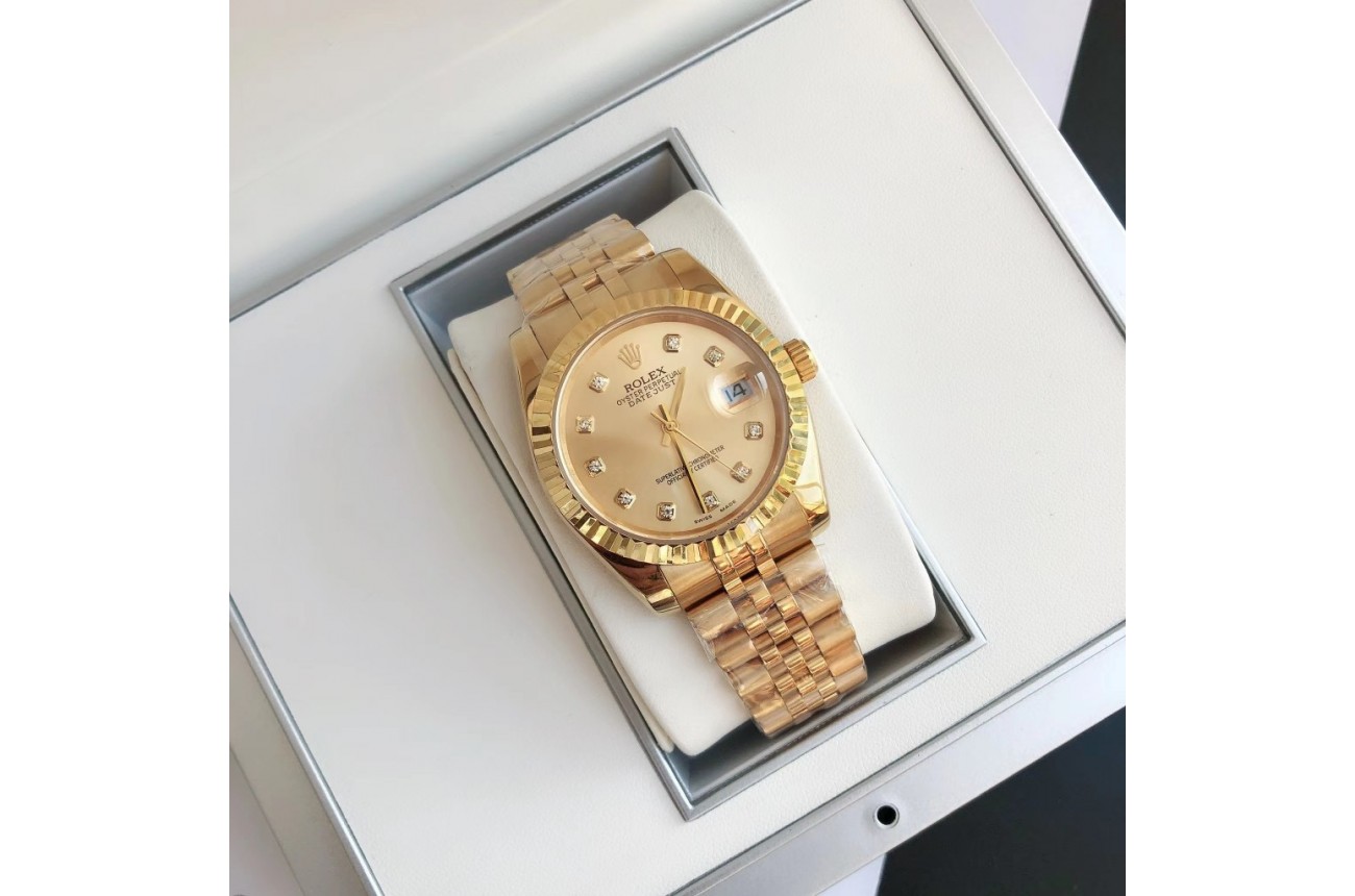 Rolex Datejust 36/28mm RG/RG Jub Gold/Dial $599.00