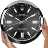 ROLEX WALL CLOCK – OYSTER PERPETUAL BLACK $269.00