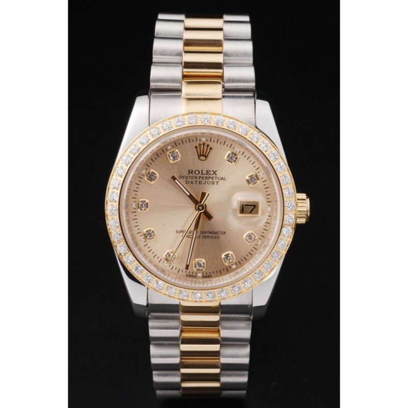 Superclone Rolex Datejust 36mm Gold Dial SRL40 $999.00
