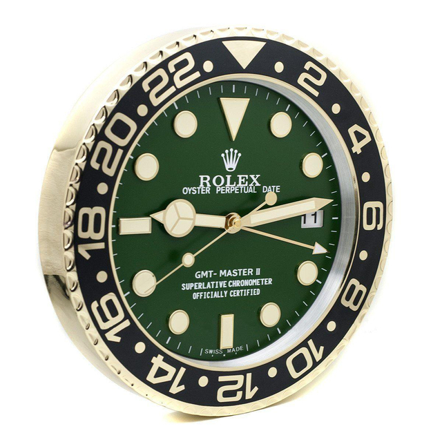 ROLEX WALL CLOCK – GMT MASTER II GOLD $269.00 – $298.00
