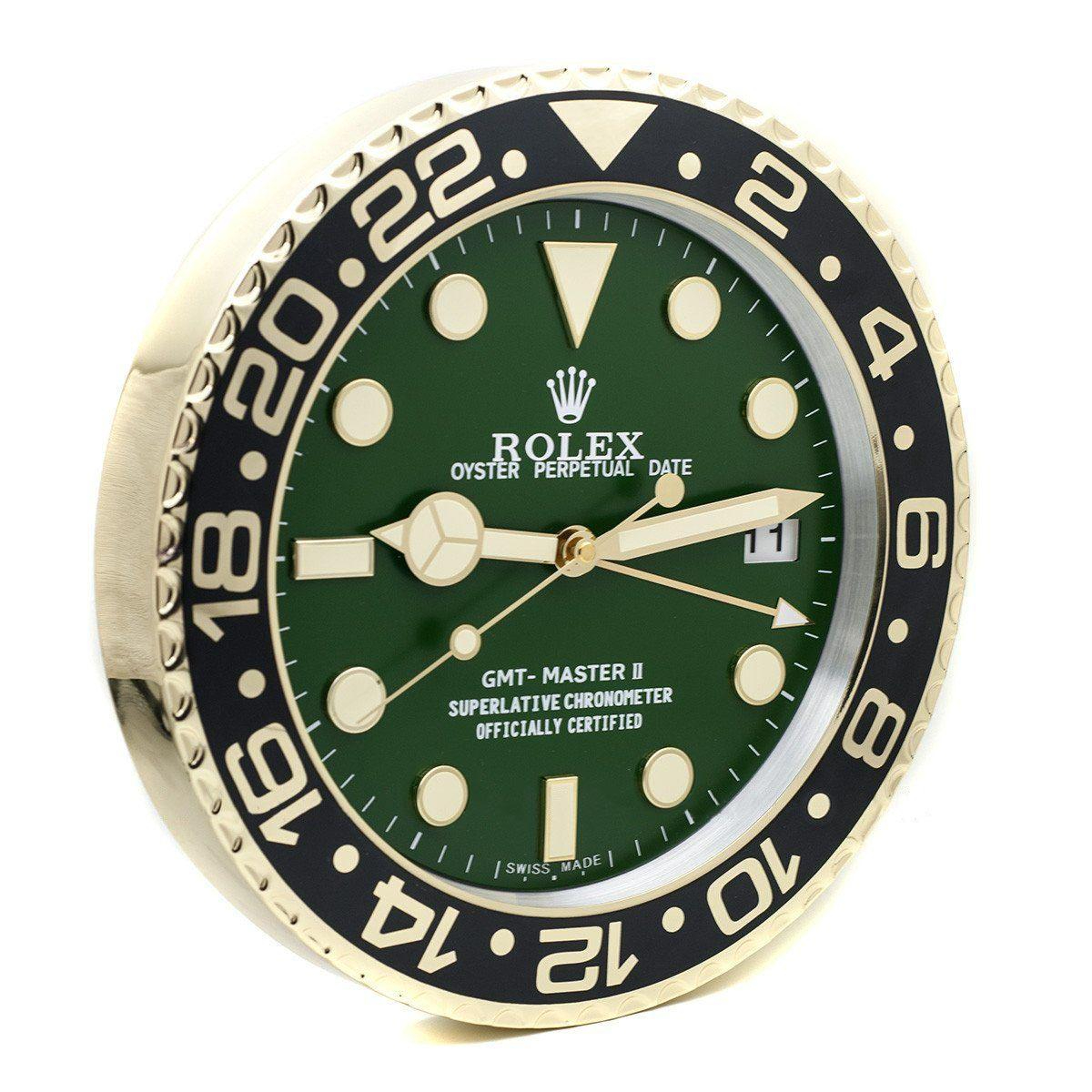 ROLEX WALL CLOCK – GMT MASTER II GOLD $269.00 – $298.00