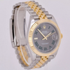 Superclone Rolex Datejust 41mm Rhodium Dial 126333 “Wimbledon” Flutted / Jubilee