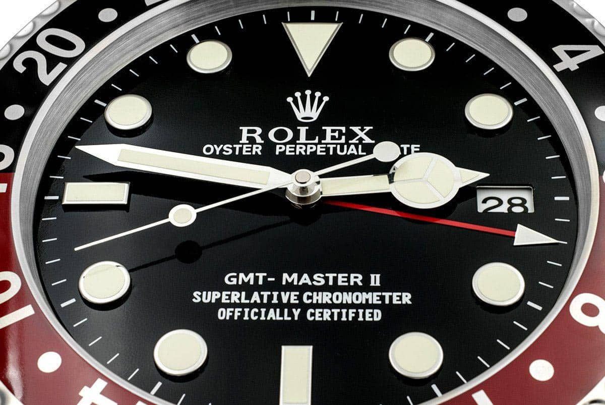 ROLEX WALL CLOCK – GMT MASTER II ‘COKE’ $269.00 – $298.00