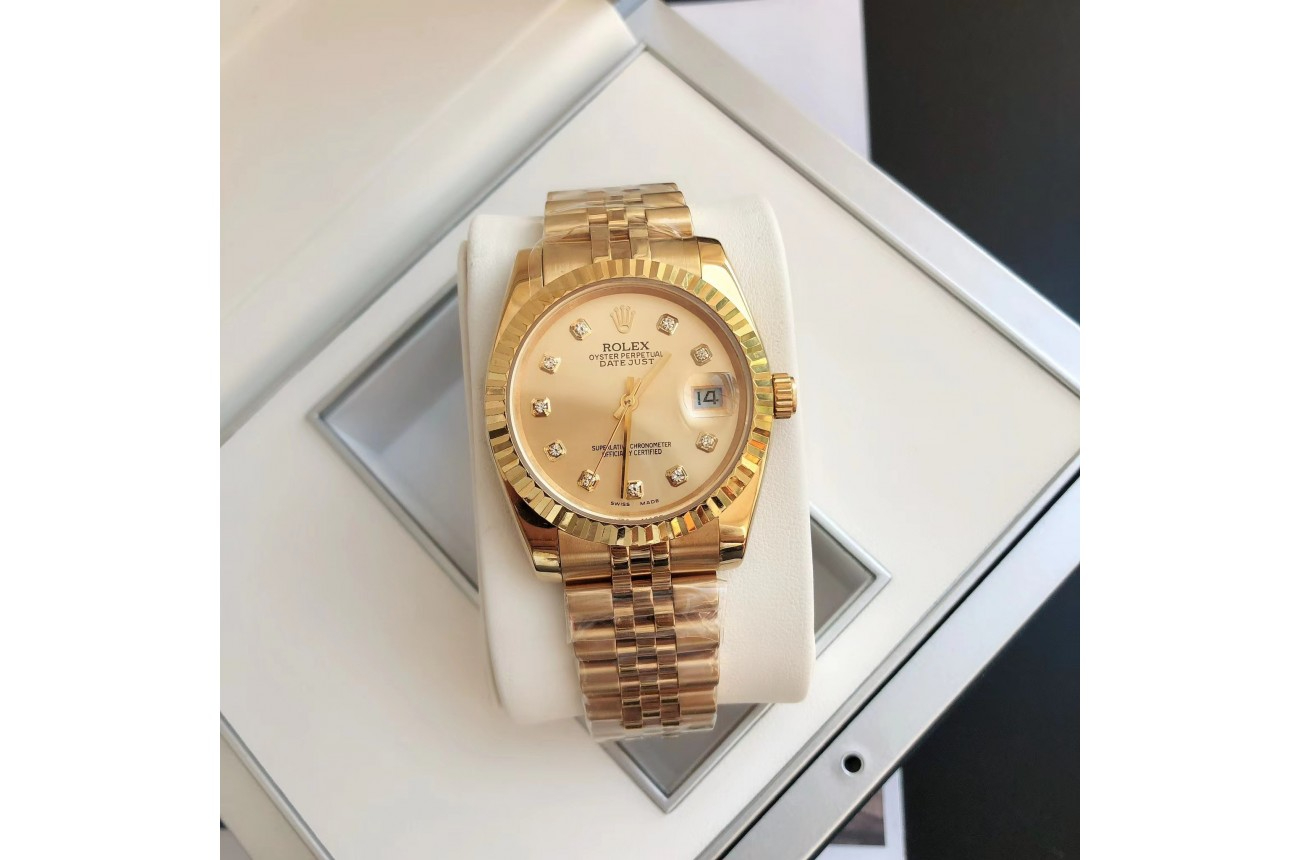Rolex Datejust 3628mm RGRG Jub Gold Dial $798.00
