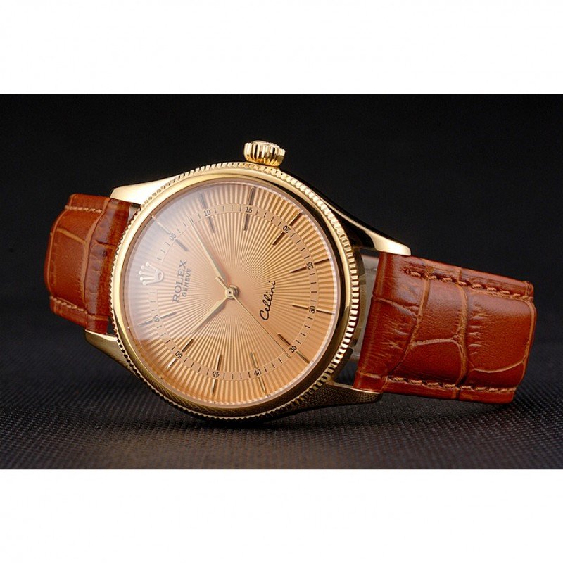 Superclone Rolex Cellini 38mm Gold Dial REP016808 $999.00