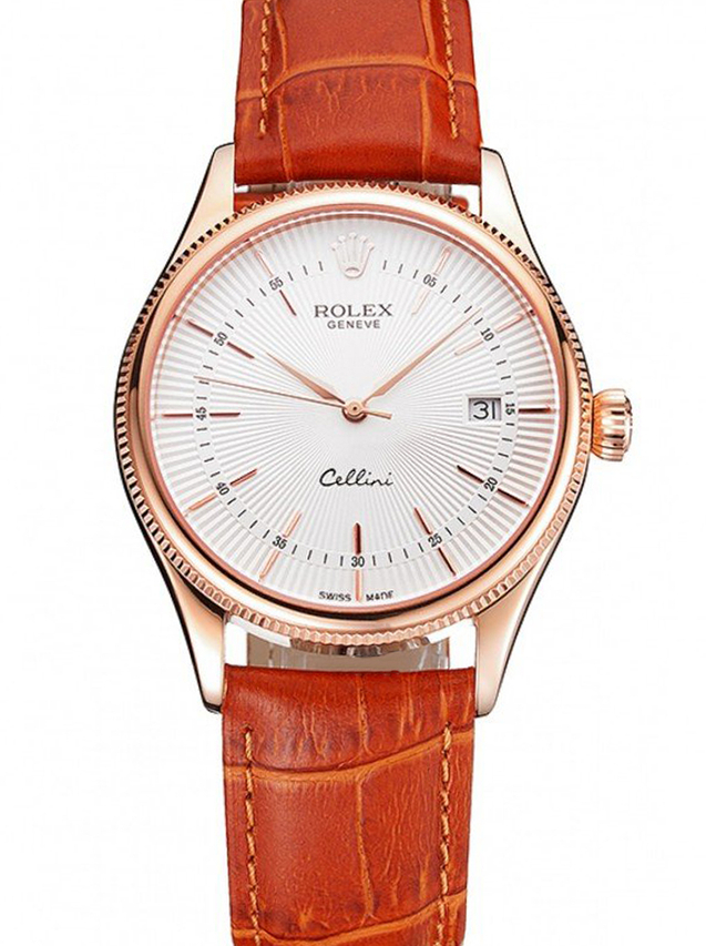 Superclone Rolex Cellini 38mm White Dial REP016812 $999.00