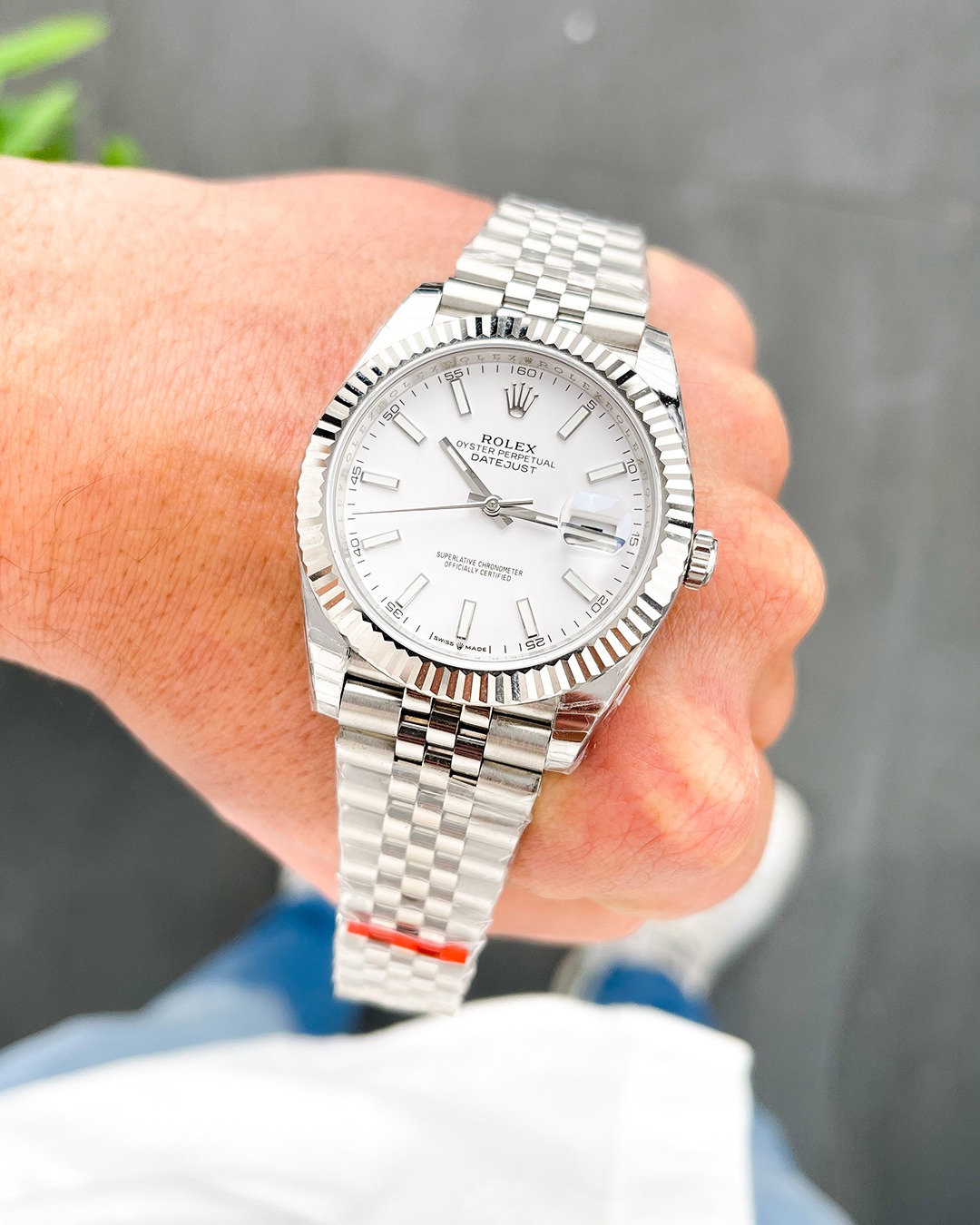 Rolex Datejust 41mm White Dial 126334 Jubilee Flutted $399.00