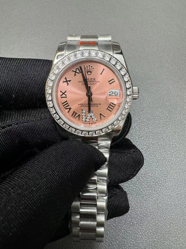 Rolex Datejust 31mm Pink set with diamonds Dial 278384RBR $399.00