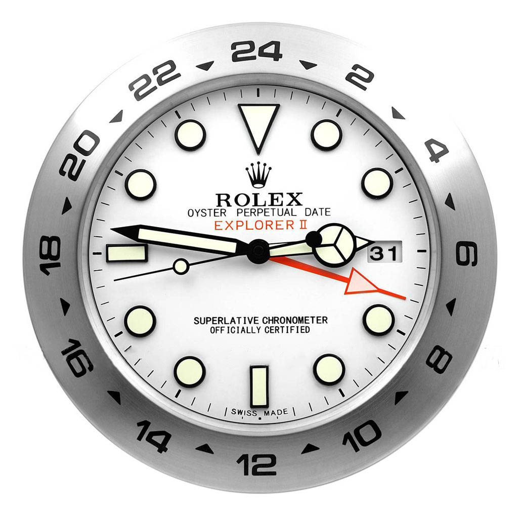 ROLEX WALL CLOCK – “XL” EXPLORER 2 $299.00 – $328.00