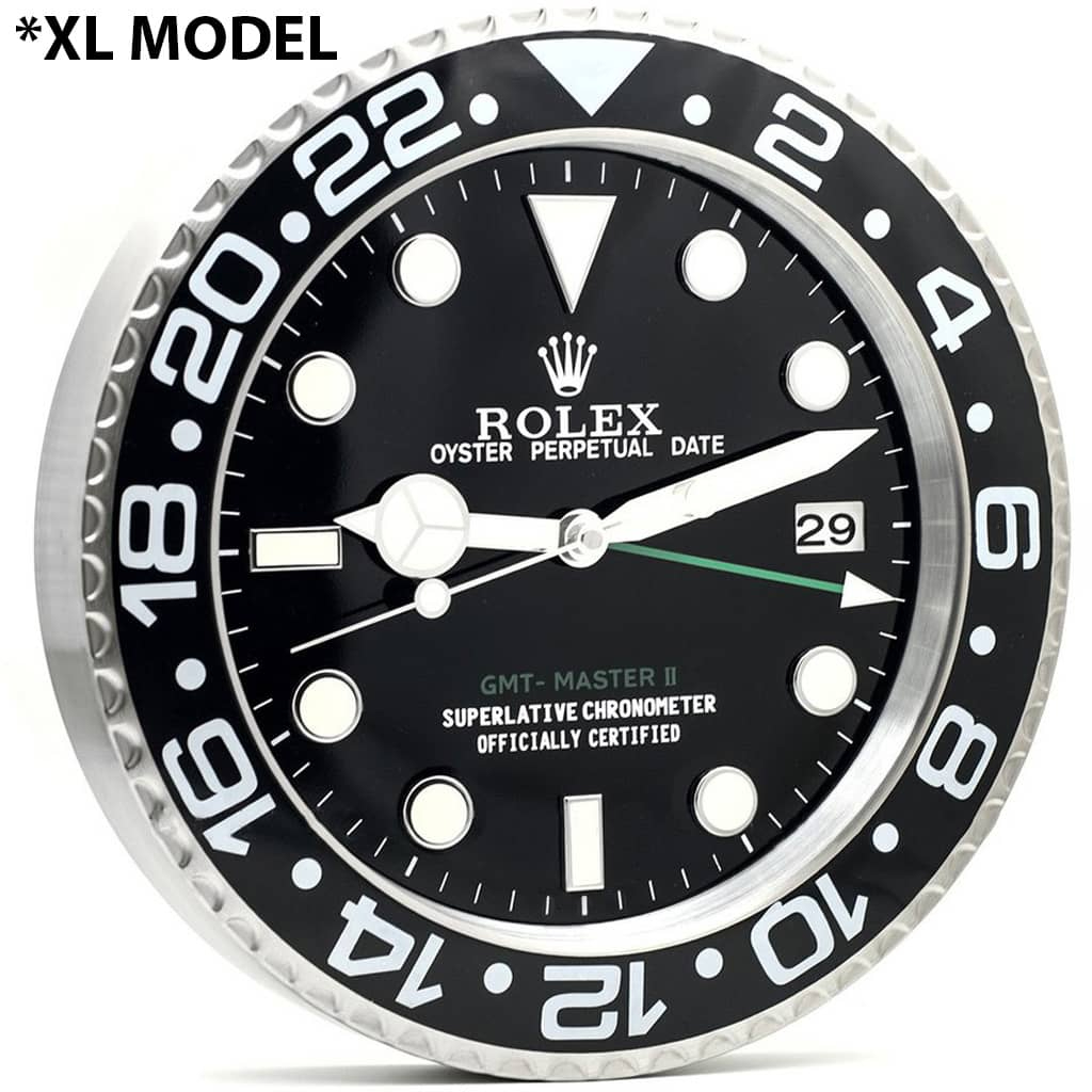 ROLEX WALL CLOCK – “XL” GMT MASTER II $299.00 – $328.00
