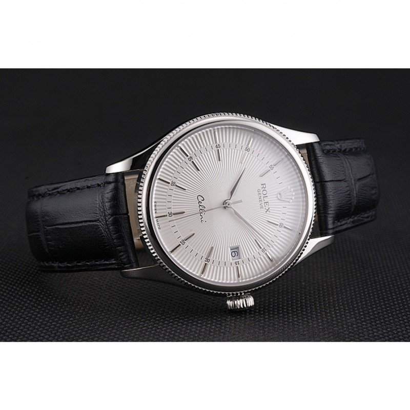 Superclone Rolex Cellini 38mm White Dial REP016802 $819.00