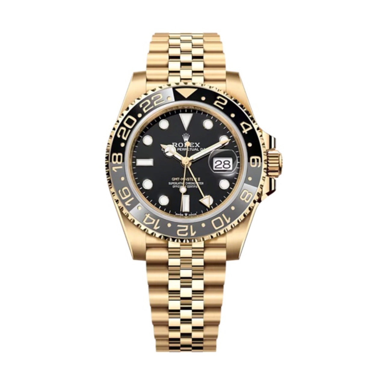 Superclone Rolex GMT-Master II 40 mm Black Dial 126718GRNR $899.00
