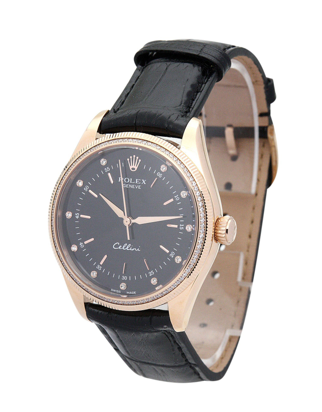 Rolex Cellini 39.5mm Black Dial 5310-2 $399.00