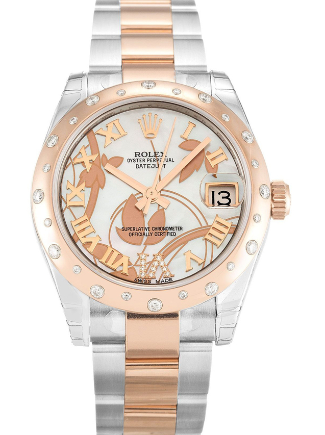 Rolex Lady-Datejust 31mm White Floral Dial 178341 $399.00