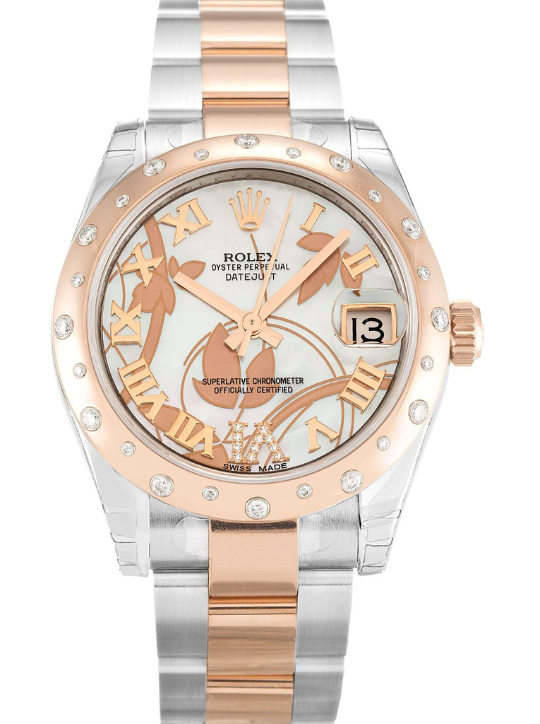 Rolex Lady-Datejust 31mm White Floral Dial 178341 $399.00