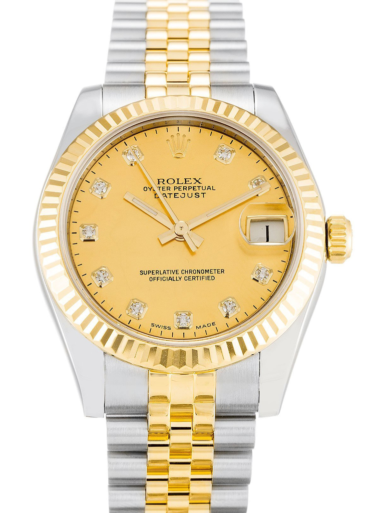 Rolex Lady-Datejust 31mm Champagne Dial 178273 $399.00