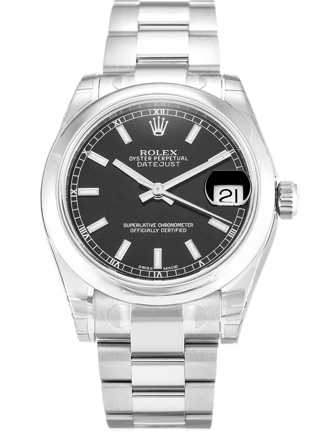 Rolex Lady-Datejust 31mm Black Dial 178240-2 $399.00