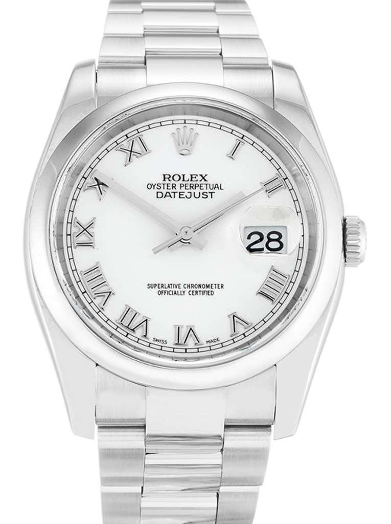 Rolex Datejust 36mm White Dial 116200-2 $399.00