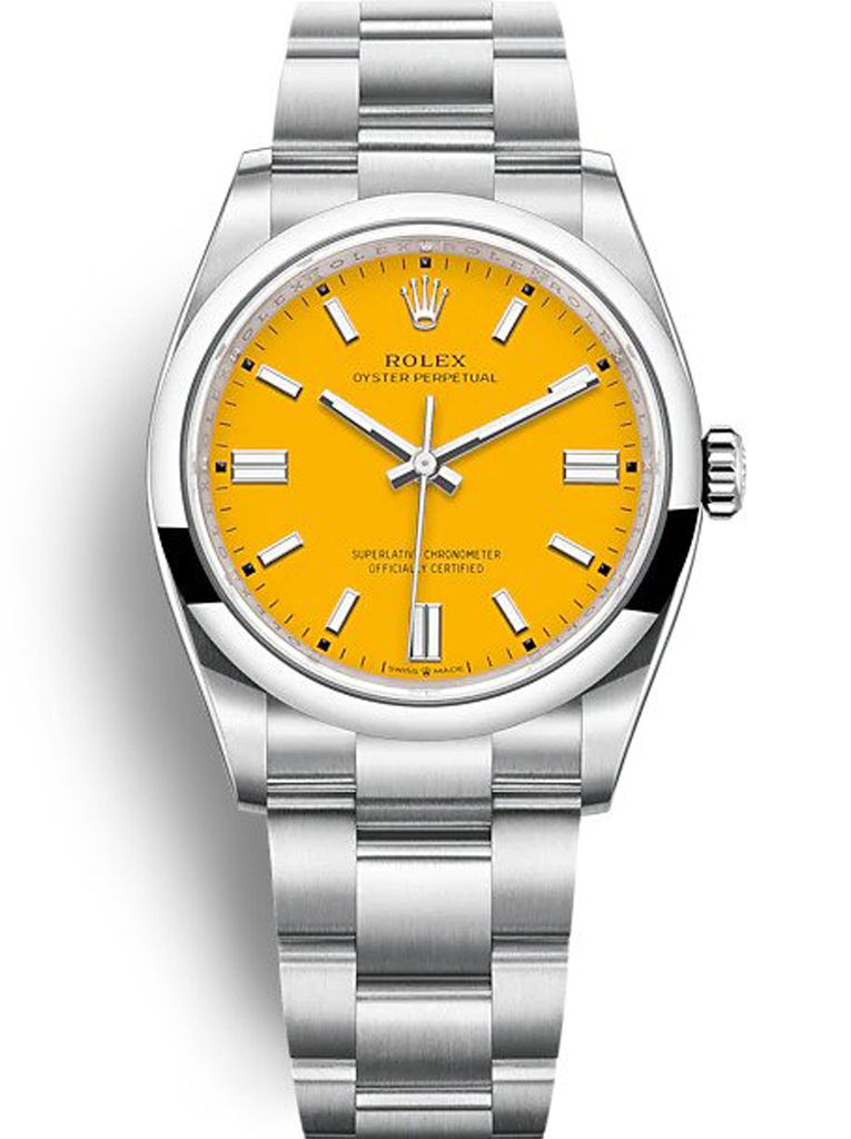 Rolex Oyster Perpetual Lady 36mm Yellow Dial 126000 $399.00