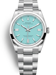 Rolex Oyster Perpetual 36mm Tiffany Blue Dial 126000 $359.00