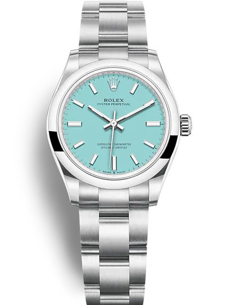 Rolex Oyster Perpetual Lady 31mm Tiffany Blue Dial 277200 $399.00