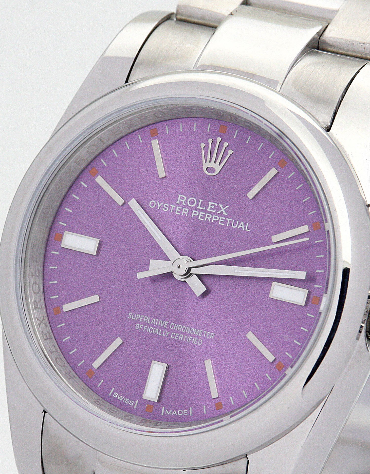 Rolex Oyster Perpetual Lady 31mm Purple Dial 177200 $399.00