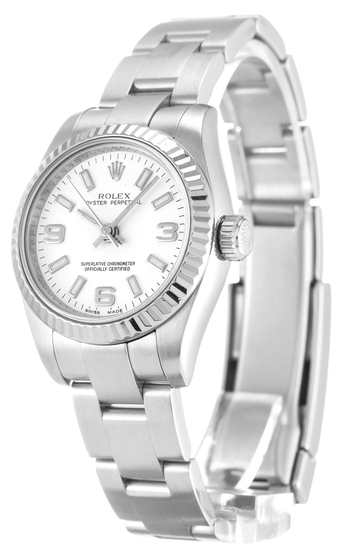 Rolex Oyster Perpetual Lady 26mm White Dial 176234 $399.00