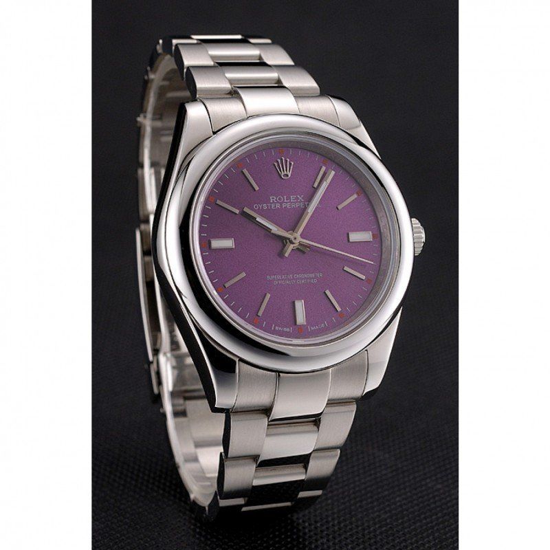 Rolex Oyster Perpetual Date 41mm Purple Dial REP016834 $399.00