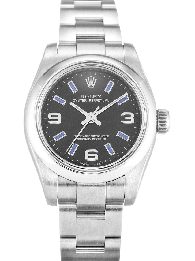 Rolex Oyster Perpetual Lady 26mm Black Dial 176200 $399.00