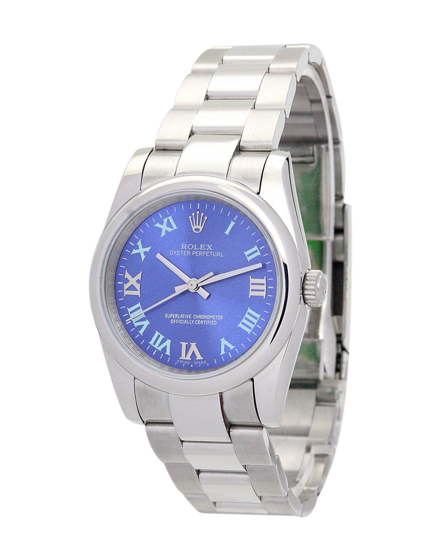 Rolex Oyster Perpetual Lady 31mm Blue Dial 177200 $399.00