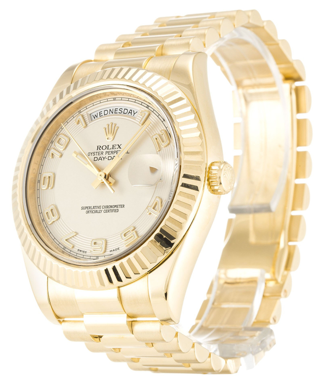 Rolex Day-Date II 41mm Ivory Dial 218238 $352.00