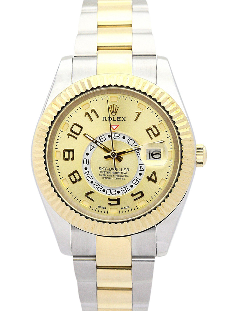Rolex Sky-Dweller 42mm Gold Dial 326938 $399.00